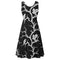 Huginn and Muninn Ravens Sleeveless Dress with Pockets