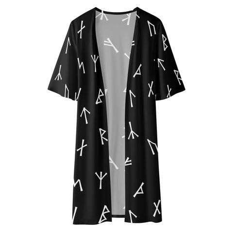 Younger Futhark Half Sleeve Long Cardigan