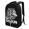 Sigrun Laptop Backpack with Raven and Wolf