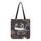 The Sun and Sea Petroglyph Cloth Tote Bag