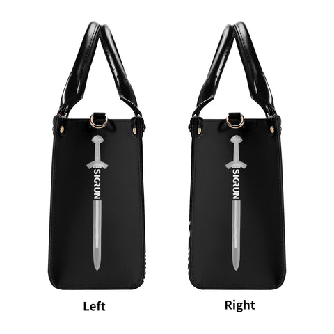 Ships and Runes Luxury PU Leather Handbag