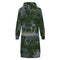 Sun and Sea Petroglyph Hooded Zip-Up Sweatshirt Dress