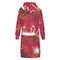 Sun and Sea Petroglyph Hooded Zip-Up Sweatshirt Dress