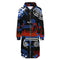 Sun and Sea Petroglyph Hooded Zip-Up Sweatshirt Dress