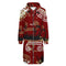 Sun and Sea Petroglyph Hooded Zip-Up Sweatshirt Dress