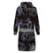 Sun and Sea Petroglyph Hooded Zip-Up Sweatshirt Dress