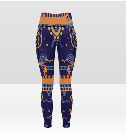 Goddess Sun and Sea High Waist Yoga Leggings w. Pockets