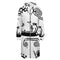 Sun and Sea Petroglyph Hooded Zip-Up Sweatshirt Dress