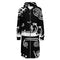 Sun and Sea Petroglyph Hooded Zip-Up Sweatshirt Dress