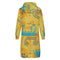 Sun and Sea Petroglyph Hooded Zip-Up Sweatshirt Dress