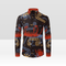 Ships and Sun Button Down Rock Carving - Petroglyph Shirt