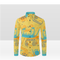 Ships and Sun Button Down Rock Carving - Petroglyph Shirt