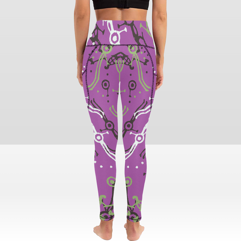Rock Warriors Petroglyph Leggings with Pockets