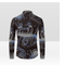 Ships and Sun Button Down Rock Carving - Petroglyph Shirt