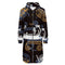 Sun and Sea Petroglyph Hooded Zip-Up Sweatshirt Dress