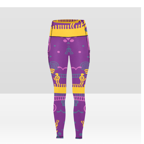 Goddess Sun and Sea High Waist Yoga Leggings w. Pockets